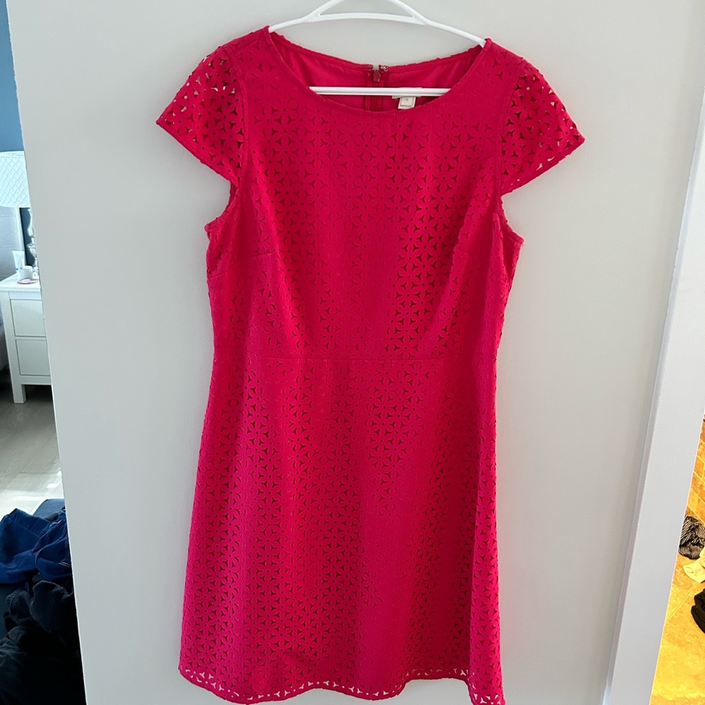 Hot pink dress